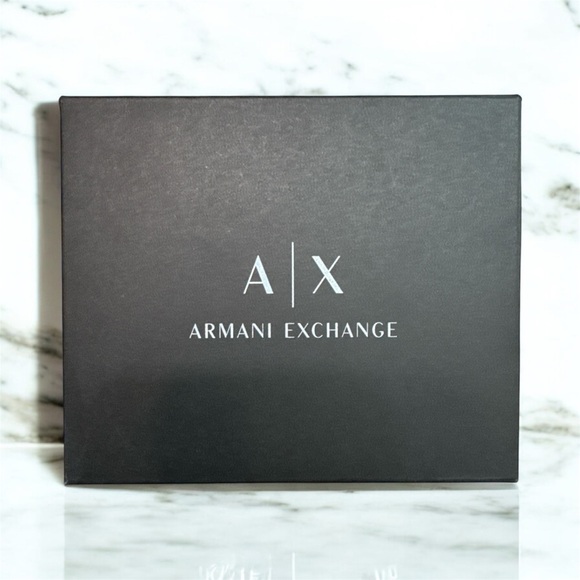 Armani Exchange Black Genuine Leather Wallet - Picture 5 of 5